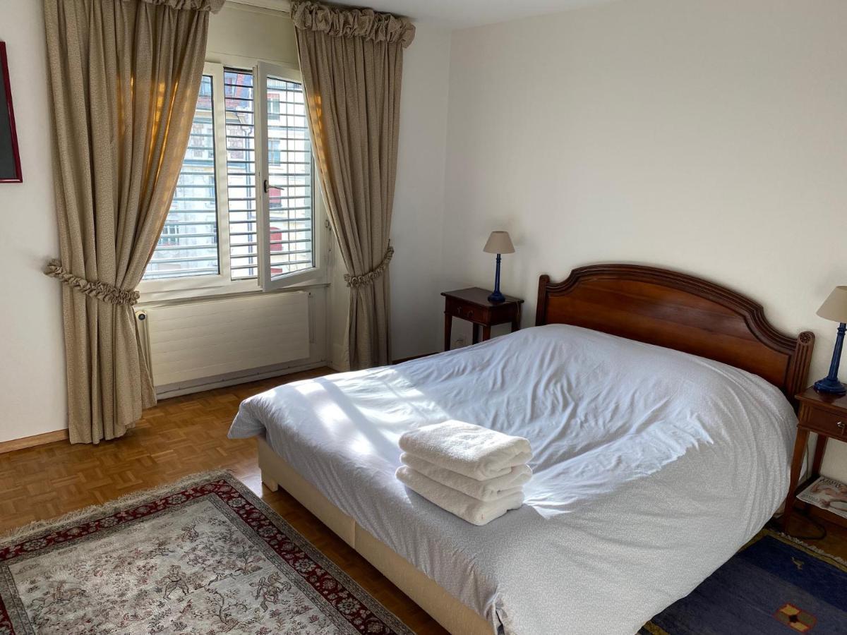 Geneve, Plein Centre,Belle Vue Lac, Splendide Et Grand Appartement Luaran gambar