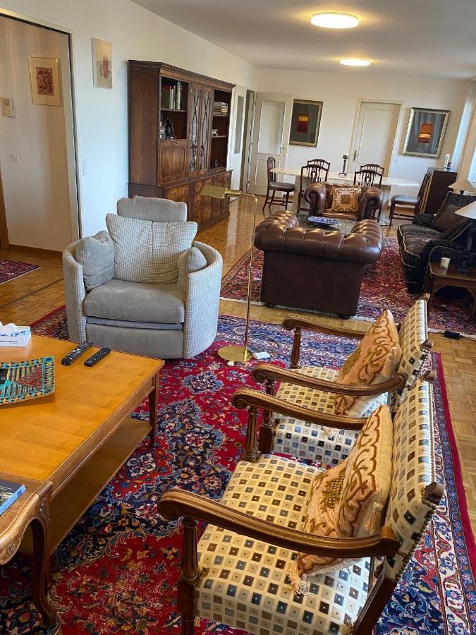 Geneve, Plein Centre,Belle Vue Lac, Splendide Et Grand Appartement Luaran gambar