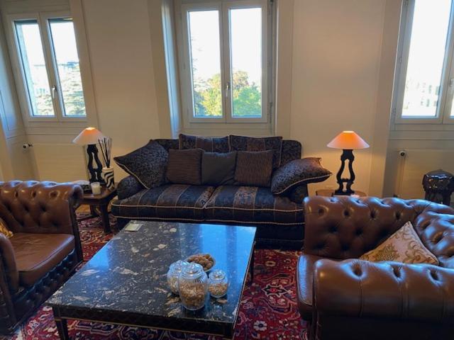 Geneve, Plein Centre,Belle Vue Lac, Splendide Et Grand Appartement Luaran gambar
