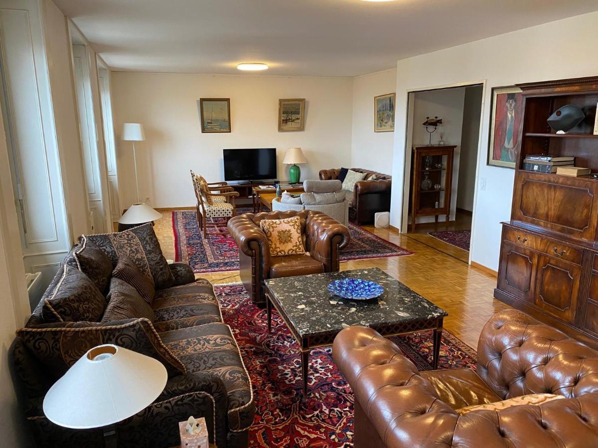 Geneve, Plein Centre,Belle Vue Lac, Splendide Et Grand Appartement Luaran gambar